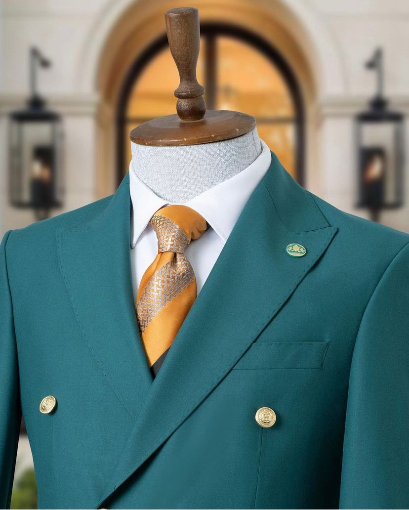Le Costume Croisé VERT