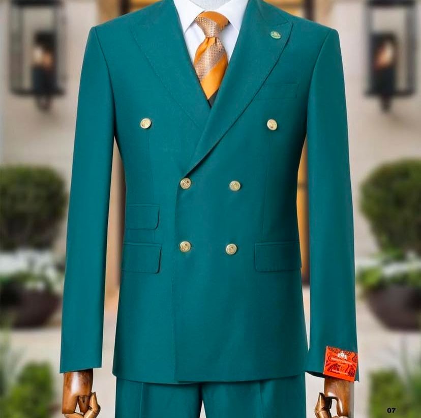 Le Costume Croisé VERT